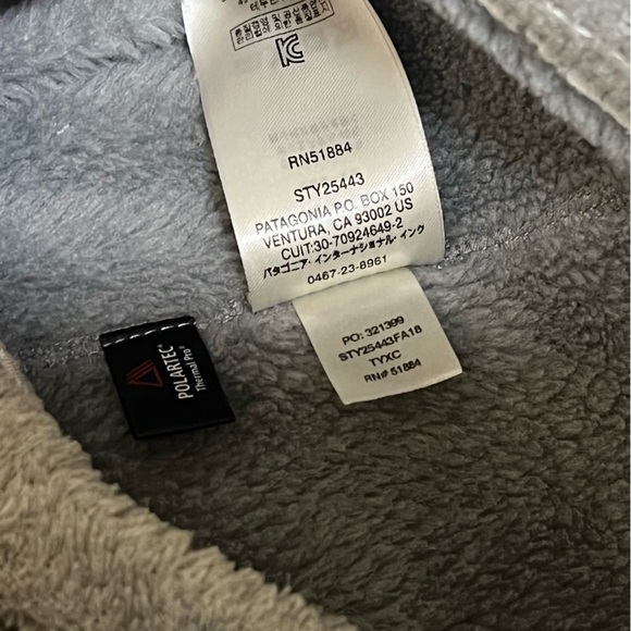 PATAGONIA RE-TOOL SNAP-T PULLOVER FLEECE, Women’s Medium, EUC, Gray & Cream - Picture 11 of 12